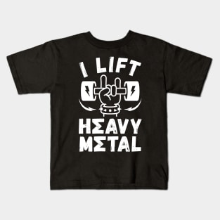 I Lift Heavy Metal Kids T-Shirt